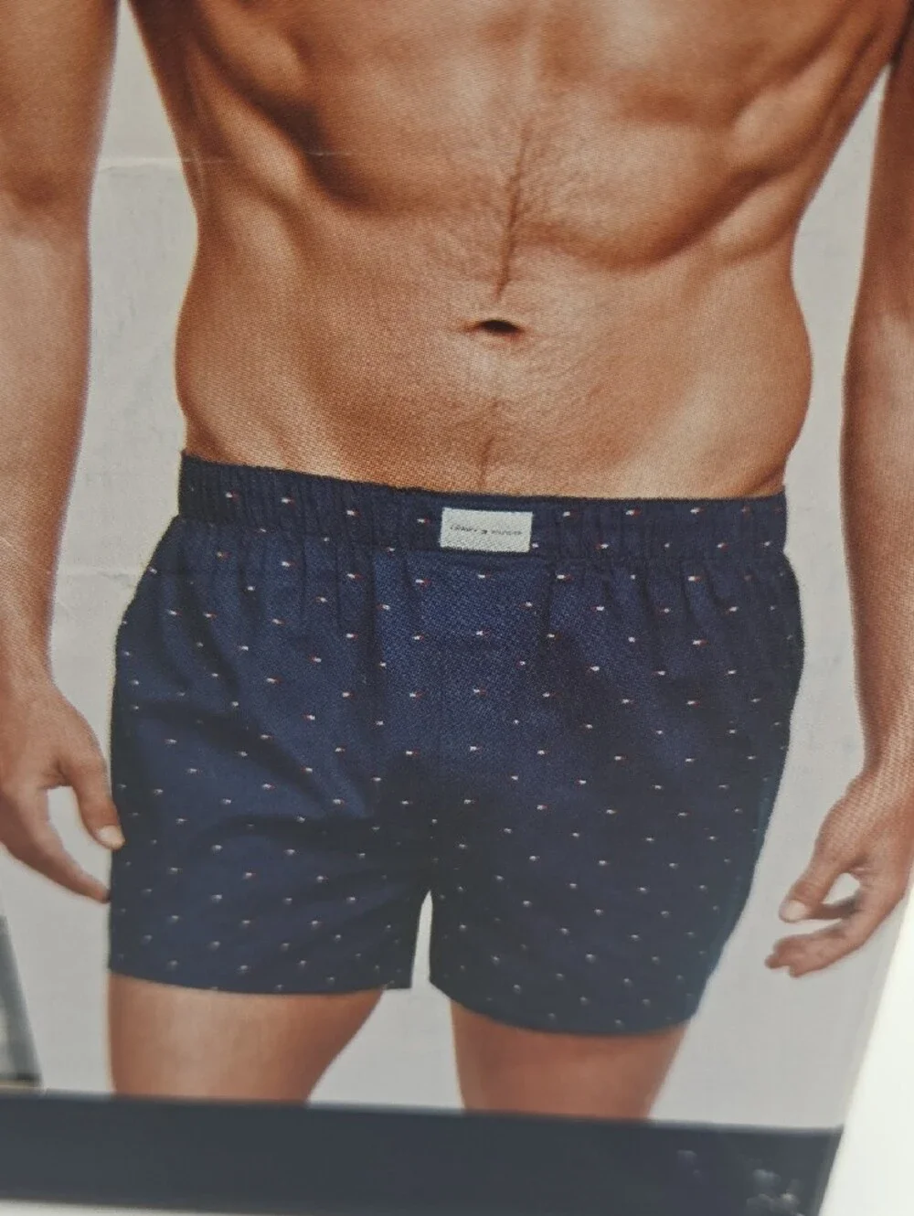 Tommy Hilfiger 3-Pack Cotton Classics Boxers - Red, Blue, Black